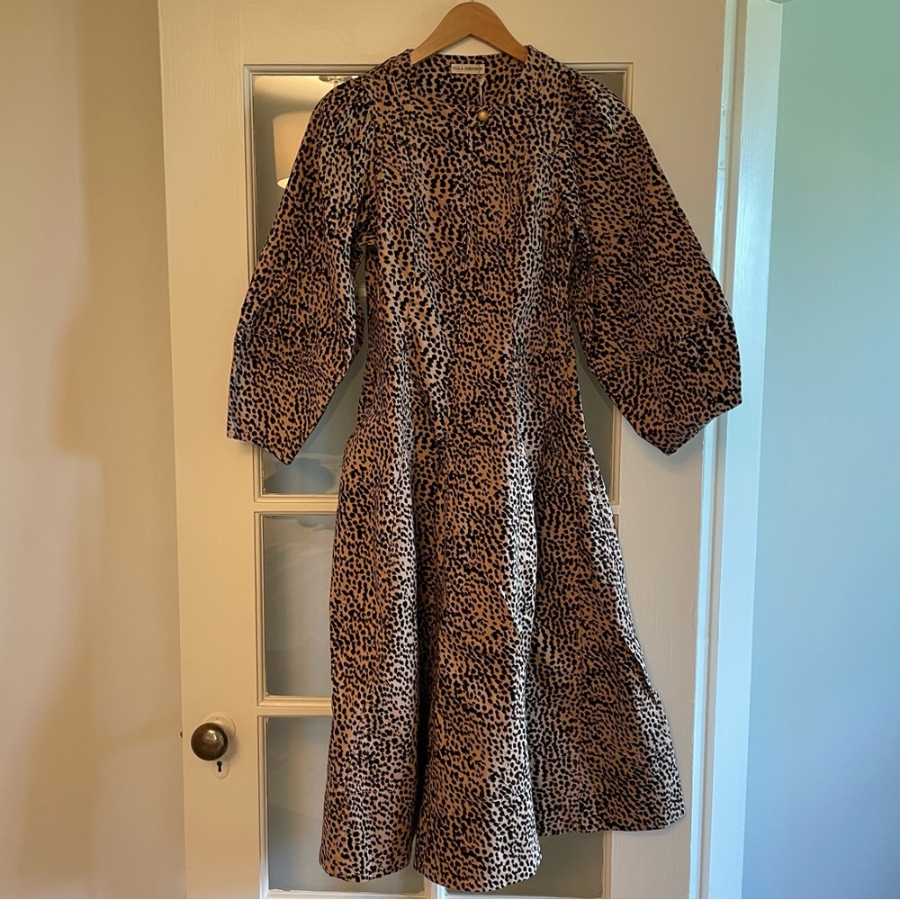 NWT Ulla Johnson Dumas Cheetah Midi Dress